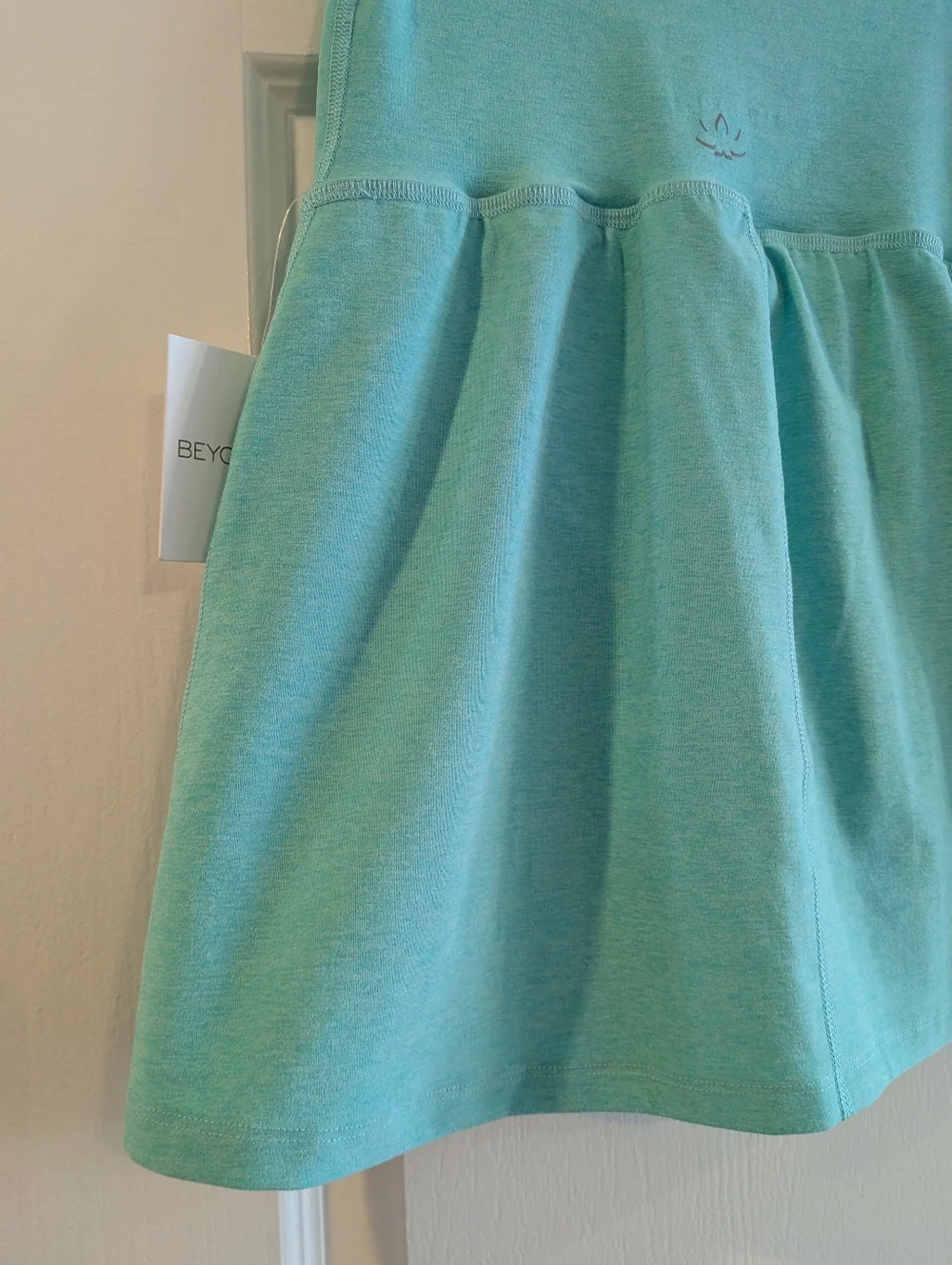 Beyond The Bump Maternity Spacedye Hot Shot Circle Skort Aquamarine Size XS NWT